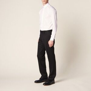 Sandro Mens Grain De Poudre Tuxedo Trousers Black NWT Size 46‎ (US 38) Inseam 33